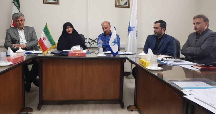 مراسم معارفه سرپرست جدید دانشجویی و فرهنگی در دانشگاه آزاد اسلامی واحد تهران غرب